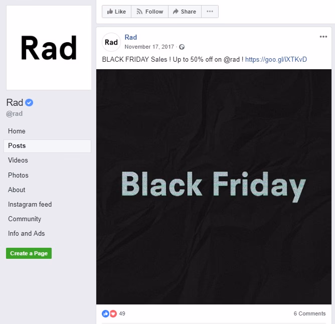 Black friday marketing