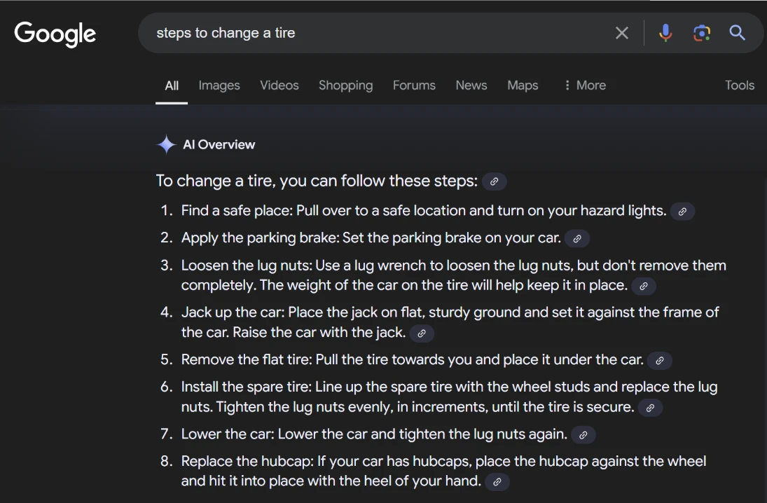 List snippets