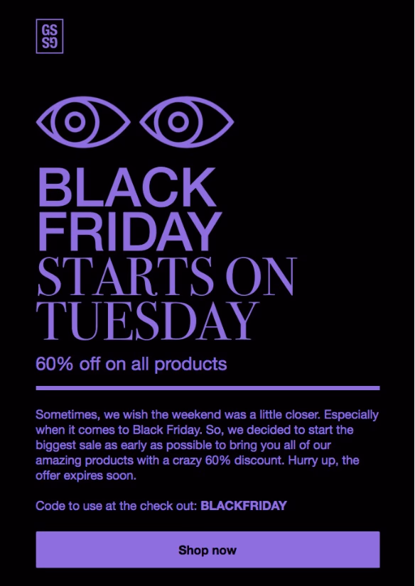 Black friday marketing