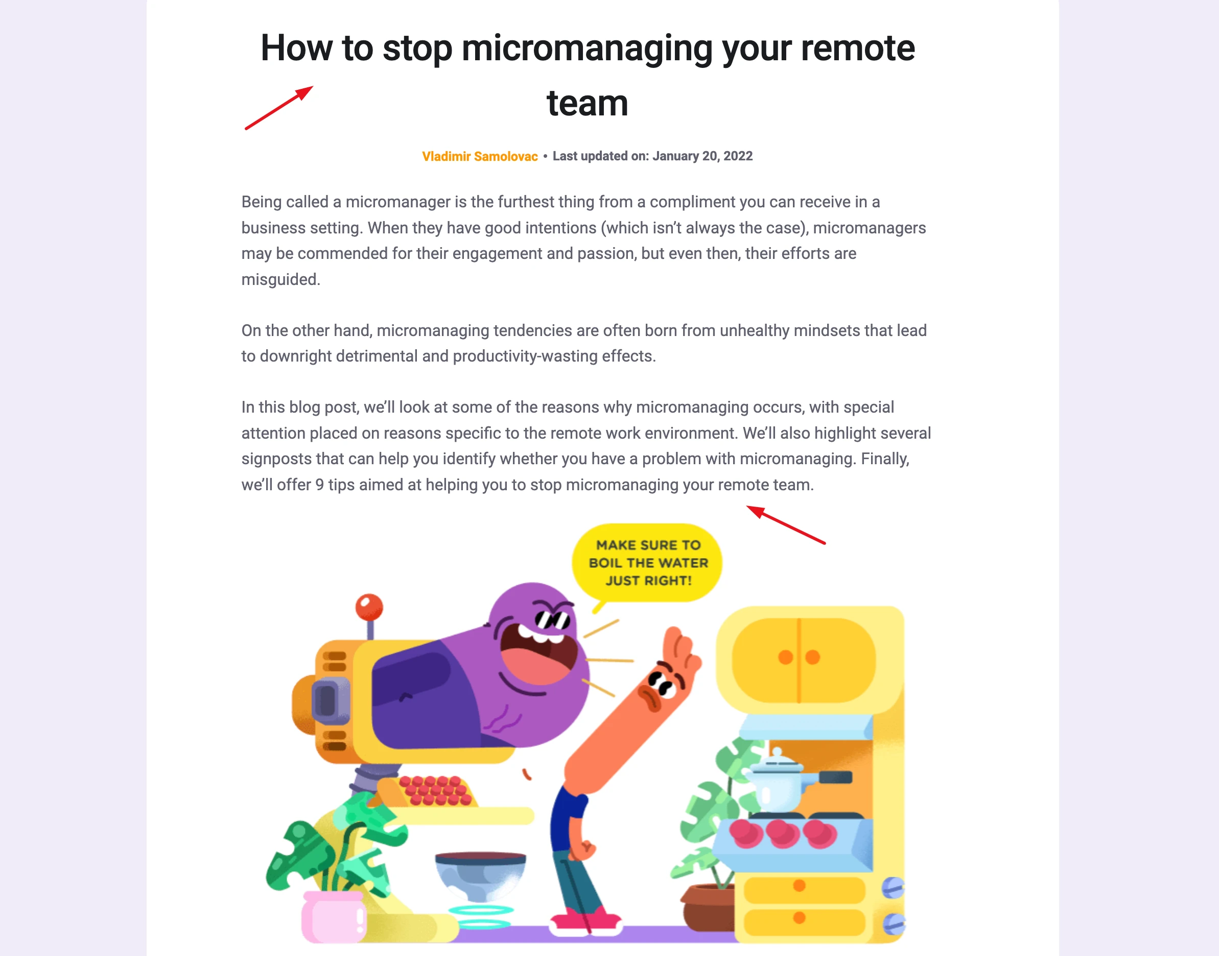 Optimize titles for SEO