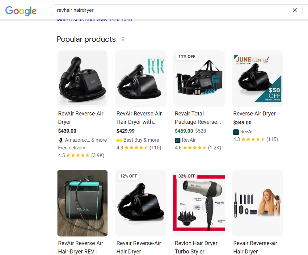 product-listings-on-google-serps