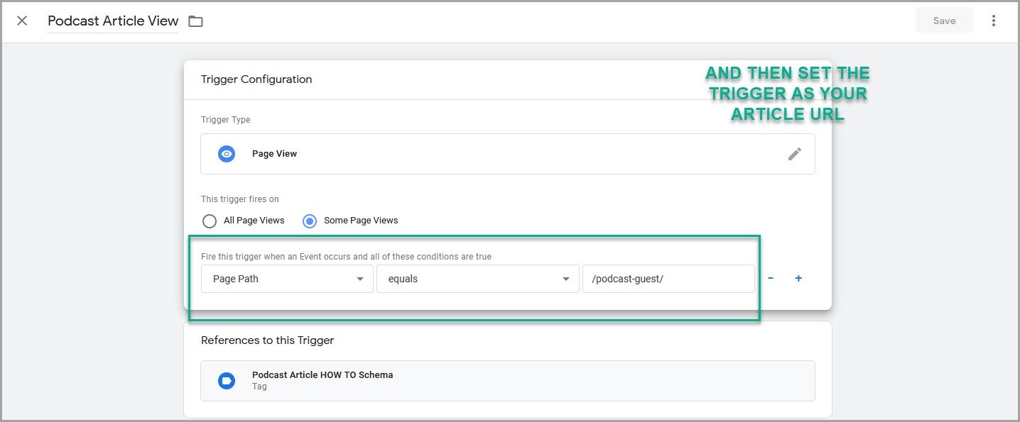Step add the schema markup to your