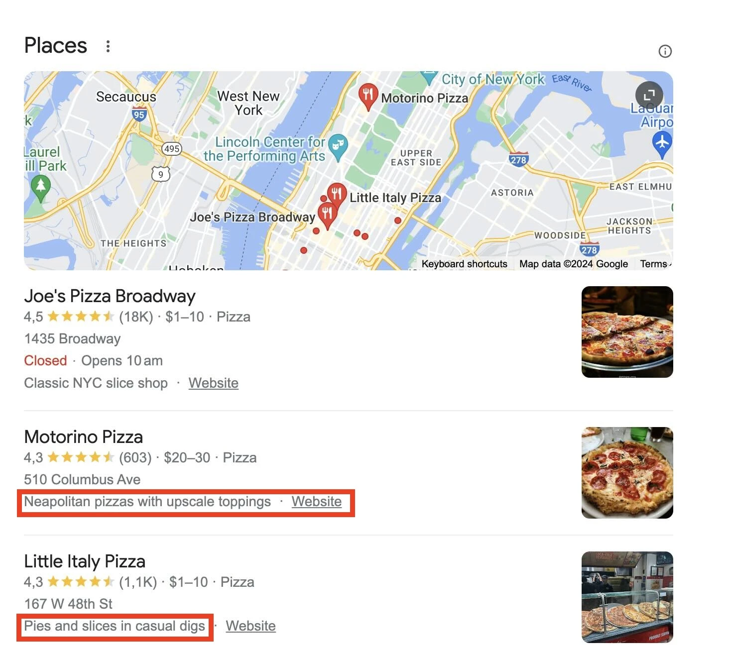 Use subcategories